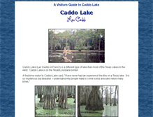 Tablet Screenshot of caddo-lake.net